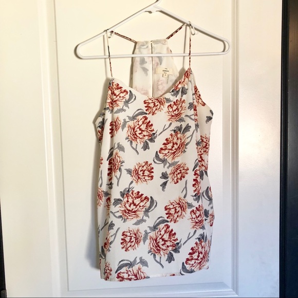 Entro Floral Scalloped Tank - Picture 1 of 7